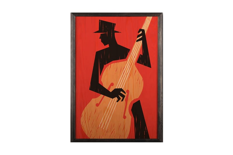 Dekorativ InnRammemet maling 50x70 cm - Flerfarget - Innredning - Bilder & kunst - Lerretsbilder