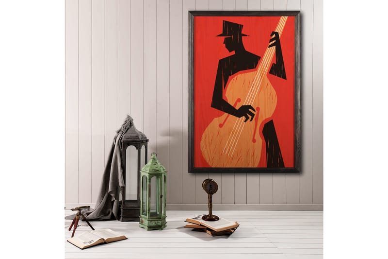 Dekorativ InnRammemet maling 50x70 cm - Flerfarget - Innredning - Bilder & kunst - Lerretsbilder