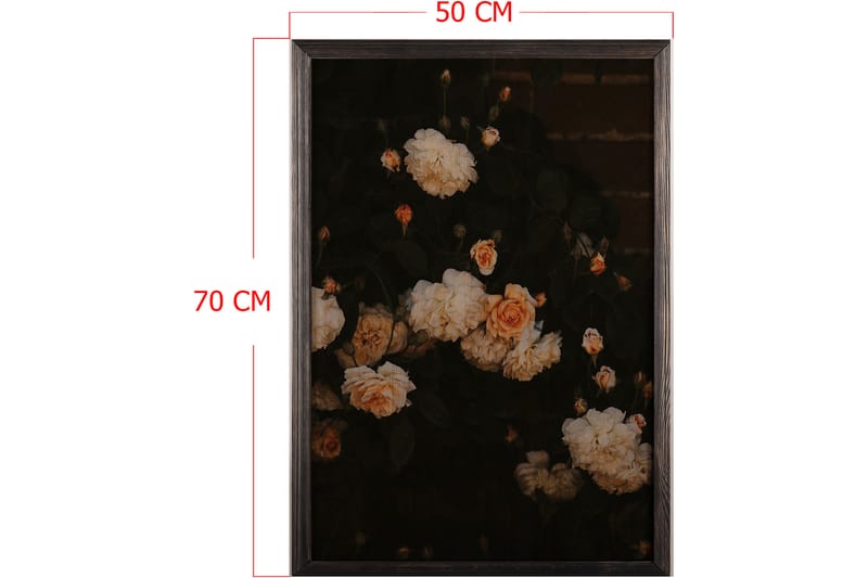 Dekorativ InnRammemet maling 50x70 cm - Flerfarget - Innredning - Bilder & kunst - Lerretsbilder