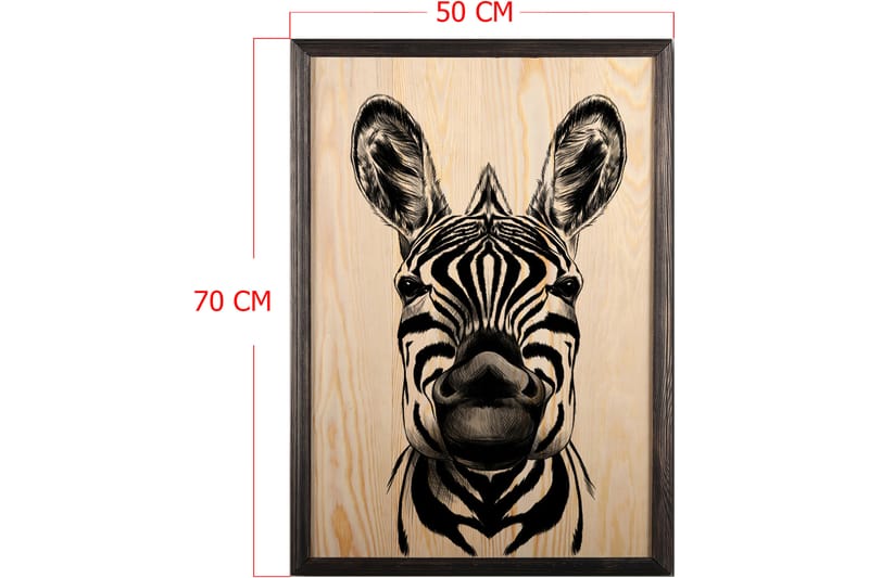 Dekorativ InnRammemet maling 50x70 cm - Flerfarget - Innredning - Bilder & kunst - Lerretsbilder