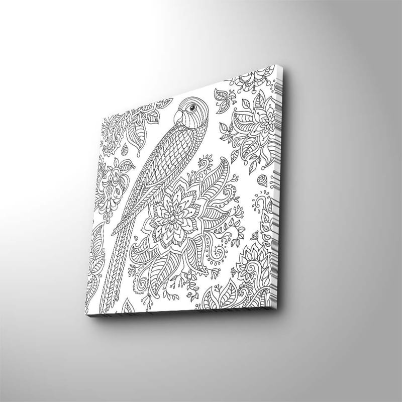 Dekorativ Male-Selv Canvasbilde - Flerfarget - Innredning - Bilder & kunst - Lerretsbilder