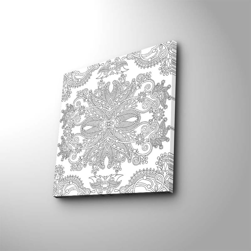 Dekorativ Male-Selv Canvasbilde - Flerfarget - Innredning - Bilder & kunst - Lerretsbilder