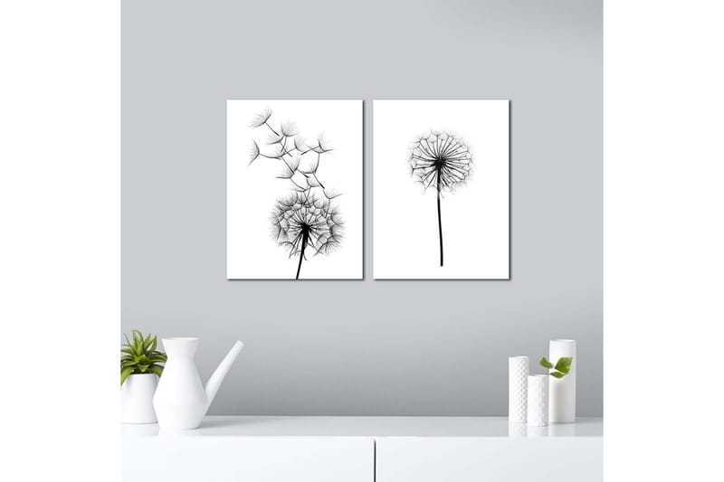 Dekorativ MDF-bilde 2 Deler - Flerfarget - Innredning - Bilder & kunst - Lerretsbilder
