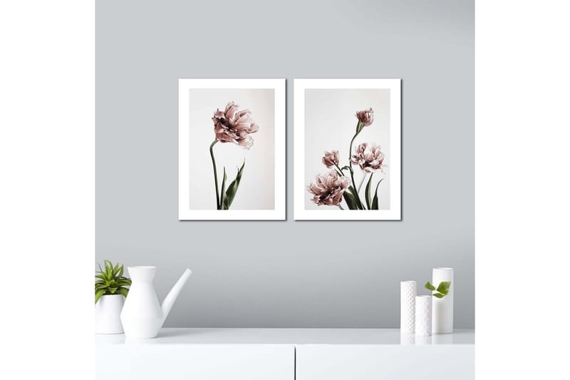Dekorativ MDF-bilde 2 Deler - Flerfarget - Innredning - Bilder & kunst - Lerretsbilder