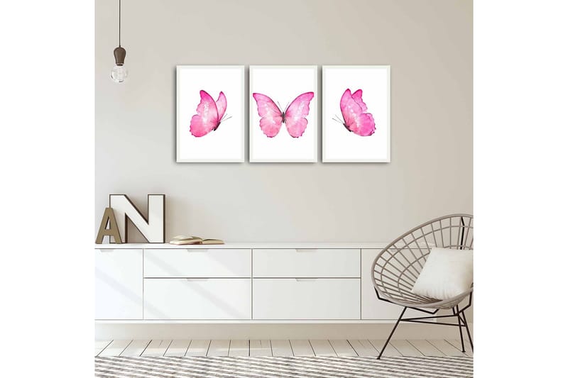 Dekorativ MDF-bilde 3 Deler - Flerfarget - Innredning - Bilder & kunst - Lerretsbilder