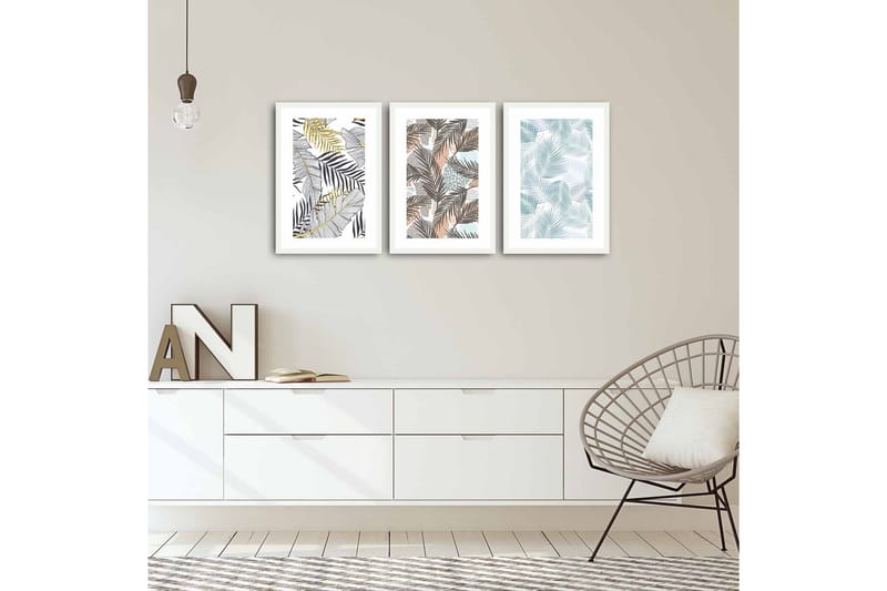 Dekorativ MDF-bilde 3 Deler - Flerfarget - Innredning - Bilder & kunst - Lerretsbilder