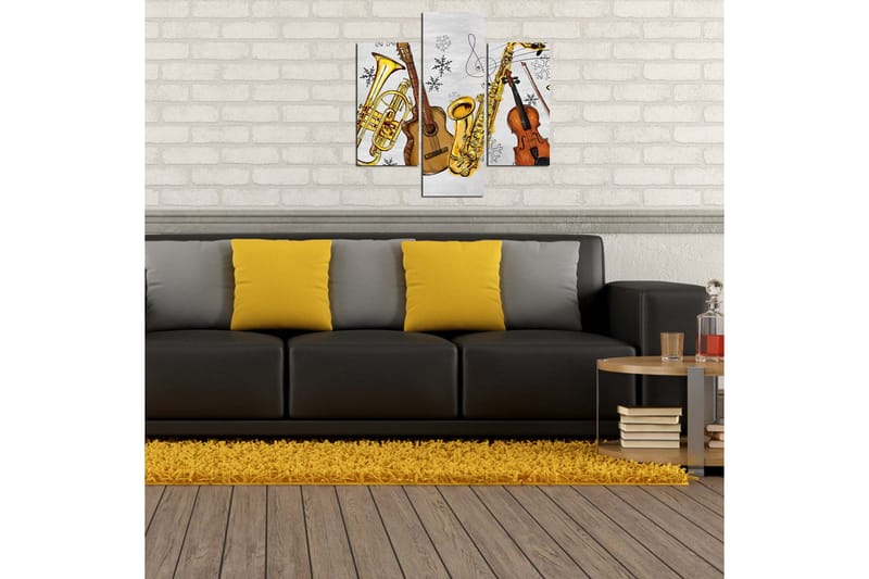 Dekorativ MDF-bilde 3 Deler - Flerfarget - Innredning - Bilder & kunst - Lerretsbilder