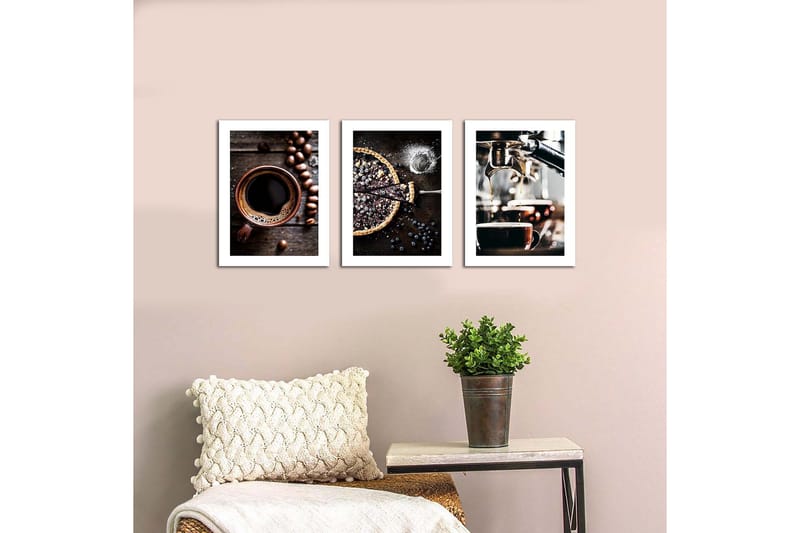 Dekorativ MDF-bilde 3 Deler - Flerfarget - Innredning - Bilder & kunst - Lerretsbilder