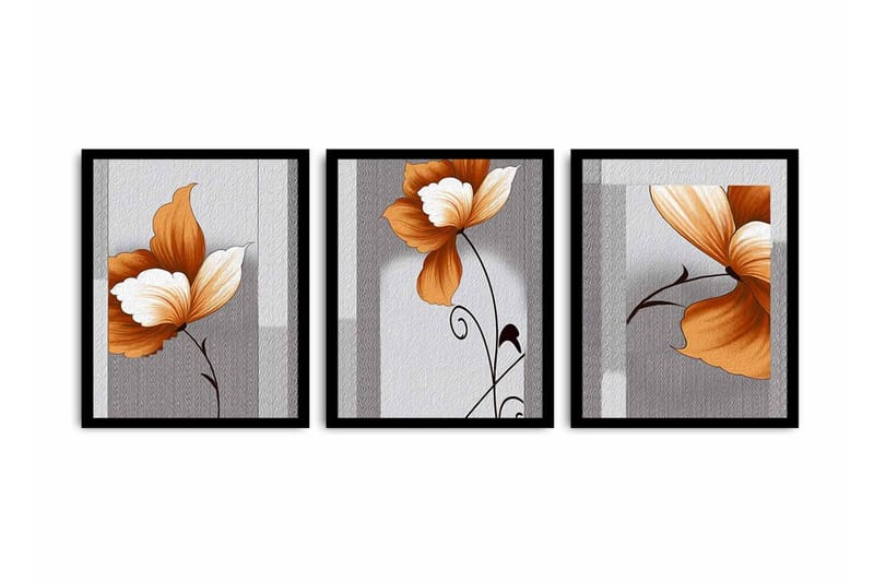 Dekorativ MDF-bilde 3 Deler - Flerfarget - Innredning - Bilder & kunst - Lerretsbilder