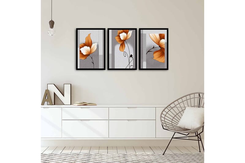 Dekorativ MDF-bilde 3 Deler - Flerfarget - Innredning - Bilder & kunst - Lerretsbilder