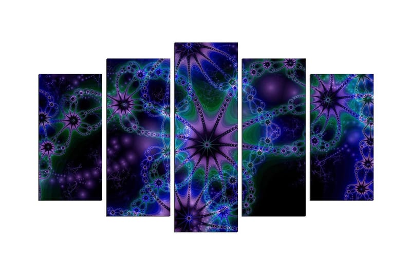 Dekorativ MDF-bilde 5 Deler - Flerfarget - Innredning - Bilder & kunst - Lerretsbilder