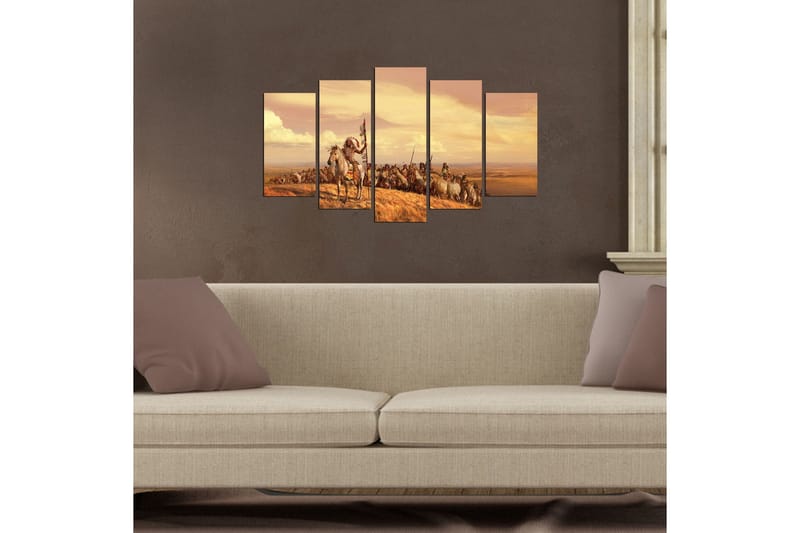 Dekorativ MDF-bilde 5 Deler - Flerfarget - Innredning - Bilder & kunst - Lerretsbilder