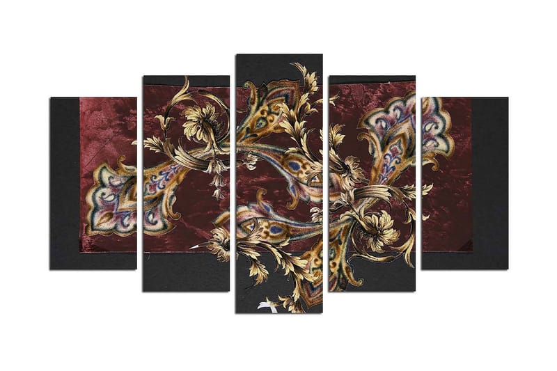 Dekorativ MDF-bilde 5 Deler - Flerfarget - Innredning - Bilder & kunst - Lerretsbilder