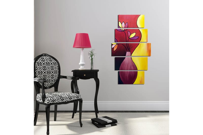 Dekorativ MDF-bilde 5 Deler - Flerfarget - Innredning - Bilder & kunst - Lerretsbilder