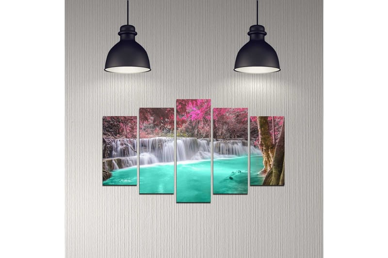 Dekorativ MDF-bilde 5 Deler - Flerfarget - Innredning - Bilder & kunst - Lerretsbilder