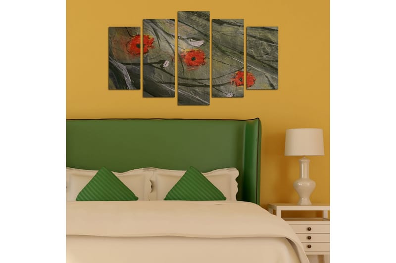 Dekorativ MDF-bilde 5 Deler - Flerfarget - Innredning - Bilder & kunst - Lerretsbilder