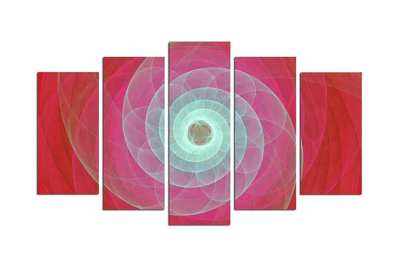 Dekorativ MDF-bilde 5 Deler - Flerfarget - Innredning - Bilder & kunst - Lerretsbilder
