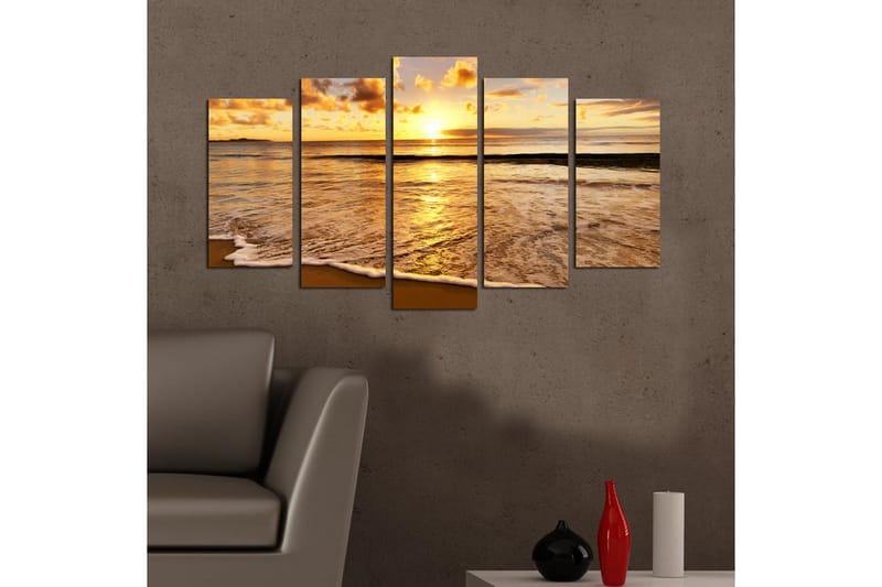 Dekorativ MDF-bilde 5 Deler - Flerfarget - Innredning - Bilder & kunst - Lerretsbilder