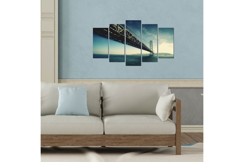 Dekorativ MDF-bilde 5 Deler - Flerfarget - Innredning - Bilder & kunst - Lerretsbilder