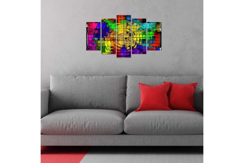 Dekorativ MDF-bilde 5 Deler - Flerfarget - Innredning - Bilder & kunst - Lerretsbilder
