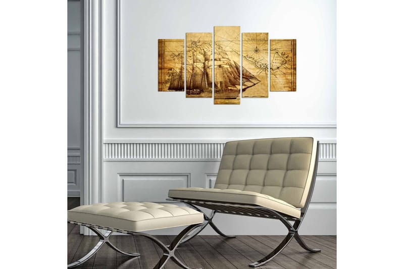 Dekorativ MDF-bilde 5 Deler - Flerfarget - Innredning - Bilder & kunst - Lerretsbilder