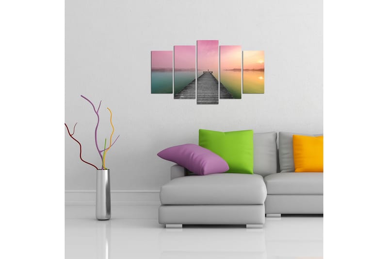 Dekorativ MDF-bilde 5 Deler - Flerfarget - Innredning - Bilder & kunst - Lerretsbilder