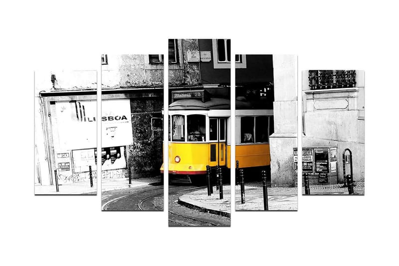 Dekorativ MDF-bilde 5 Deler - Flerfarget - Innredning - Bilder & kunst - Lerretsbilder