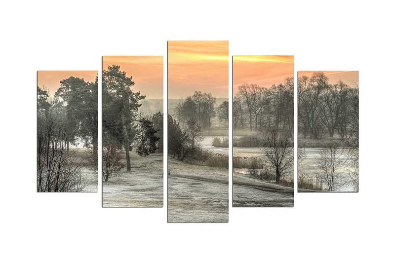 Dekorativ MDF-bilde 5 Deler - Flerfarget - Innredning - Bilder & kunst - Lerretsbilder