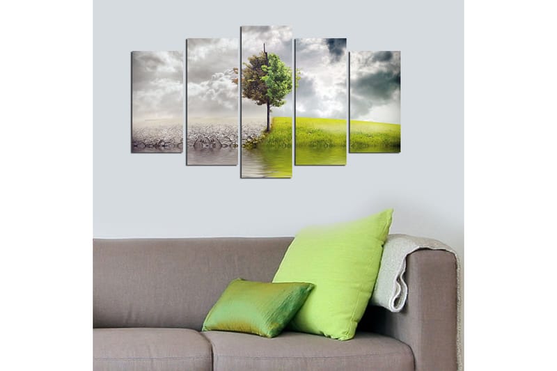 Dekorativ MDF-bilde 5 Deler - Flerfarget - Innredning - Bilder & kunst - Lerretsbilder
