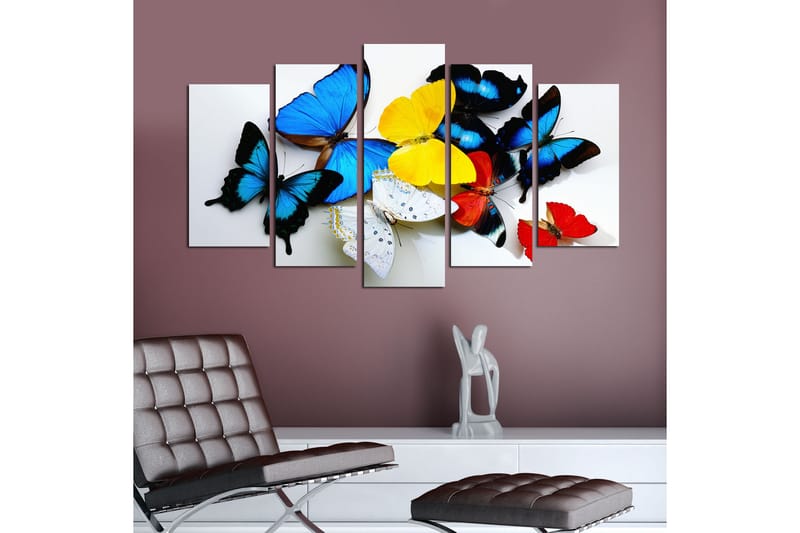 Dekorativ MDF-bilde 5 Deler - Flerfarget - Innredning - Bilder & kunst - Lerretsbilder