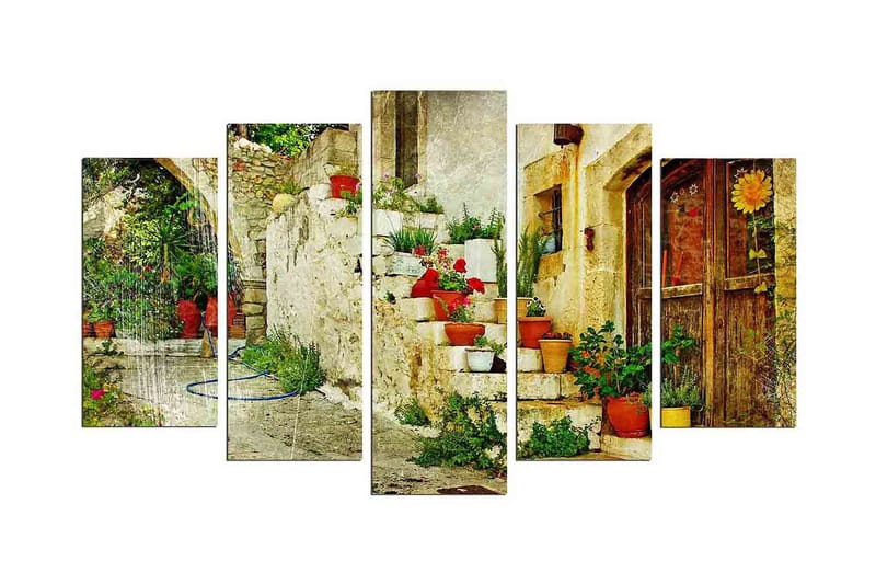 Dekorativ MDF-bilde 5 Deler - Flerfarget - Innredning - Bilder & kunst - Lerretsbilder