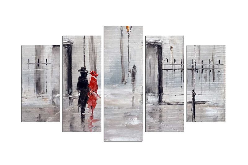 Dekorativ MDF-bilde 5 Deler - Flerfarget - Innredning - Bilder & kunst - Lerretsbilder