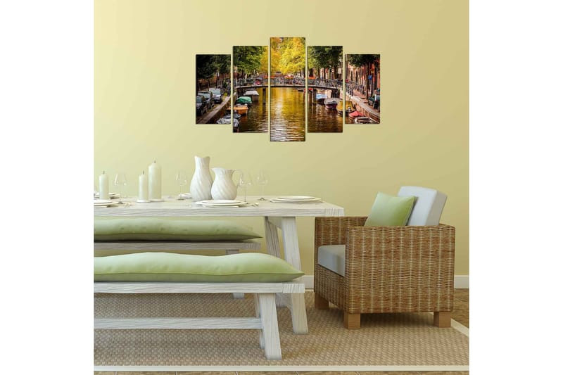 Dekorativ MDF-bilde 5 Deler - Flerfarget - Innredning - Bilder & kunst - Lerretsbilder