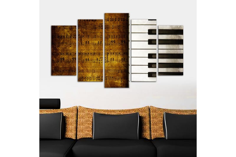 Dekorativ MDF-bilde 5 Deler - Flerfarget - Innredning - Bilder & kunst - Lerretsbilder