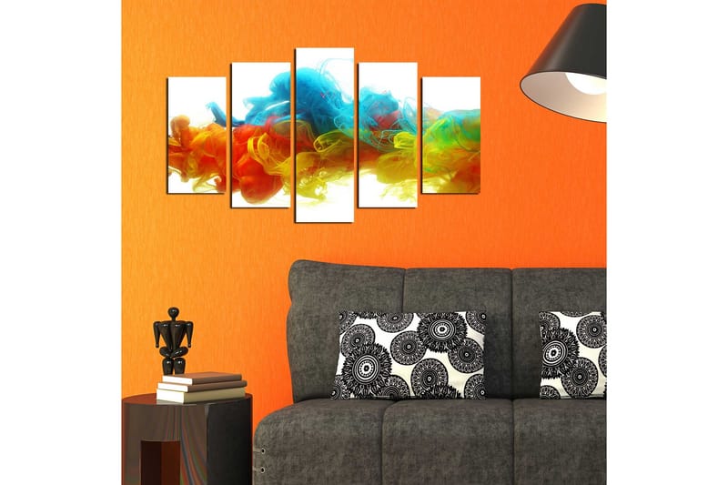 Dekorativ MDF-bilde 5 Deler - Flerfarget - Innredning - Bilder & kunst - Lerretsbilder