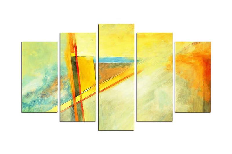 Dekorativ MDF-bilde 5 Deler - Flerfarget - Innredning - Bilder & kunst - Lerretsbilder