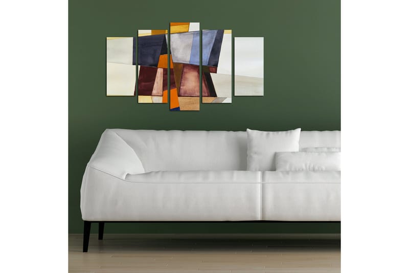 Dekorativ MDF-bilde 5 Deler - Flerfarget - Innredning - Bilder & kunst - Lerretsbilder
