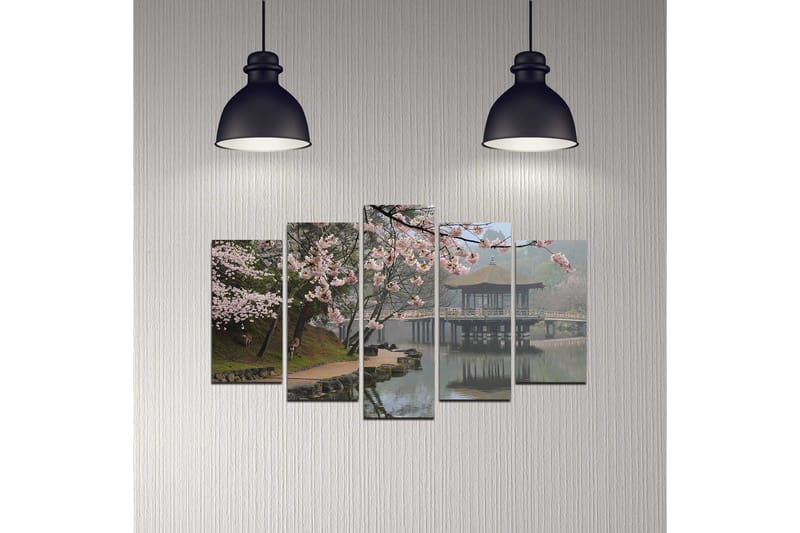 Dekorativ MDF-bilde 5 Deler - Flerfarget - Innredning - Bilder & kunst - Lerretsbilder