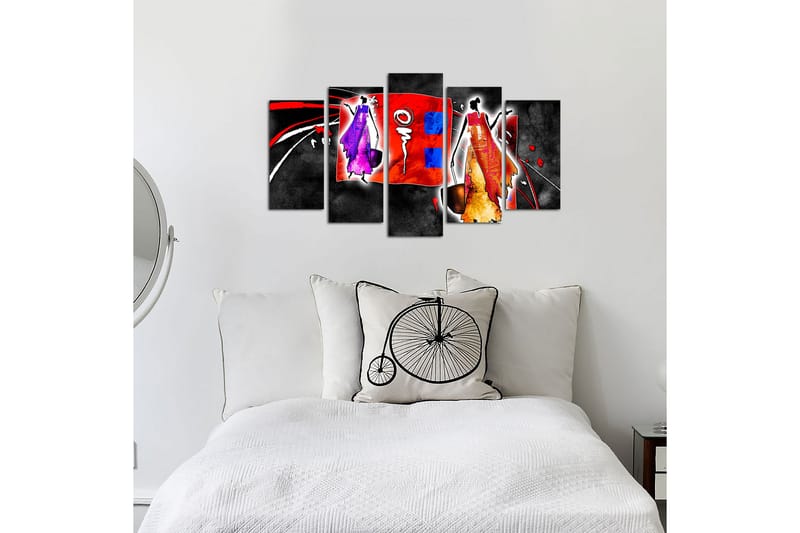 Dekorativ MDF-bilde 5 Deler - Flerfarget - Innredning - Bilder & kunst - Lerretsbilder