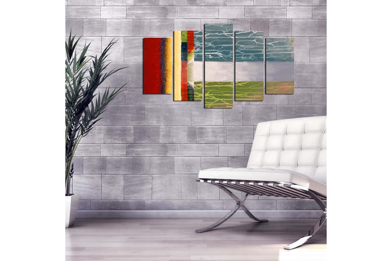 Dekorativ MDF-bilde 5 Deler - Flerfarget - Innredning - Bilder & kunst - Lerretsbilder