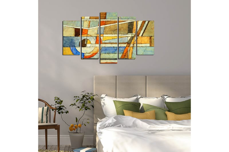 Dekorativ MDF-bilde 5 Deler - Flerfarget - Innredning - Bilder & kunst - Lerretsbilder
