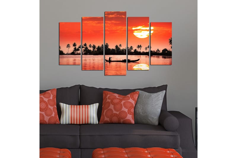 Dekorativ MDF-bilde 5 Deler - Flerfarget - Innredning - Bilder & kunst - Lerretsbilder