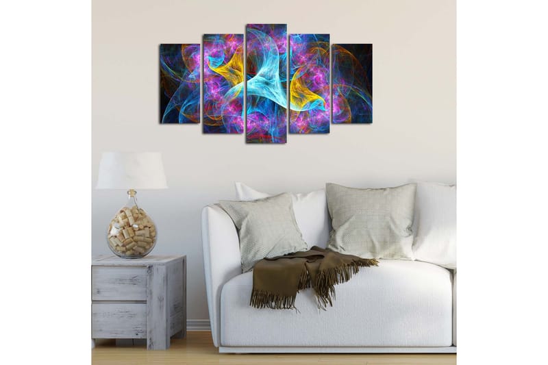 Dekorativ MDF-bilde 5 Deler - Flerfarget - Innredning - Bilder & kunst - Lerretsbilder