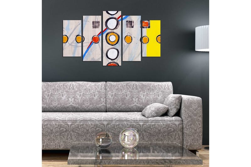 Dekorativ MDF-bilde 5 Deler - Flerfarget - Innredning - Bilder & kunst - Lerretsbilder