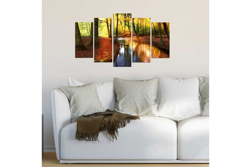 Dekorativ MDF-bilde 5 Deler - Flerfarget - Innredning - Bilder & kunst - Lerretsbilder