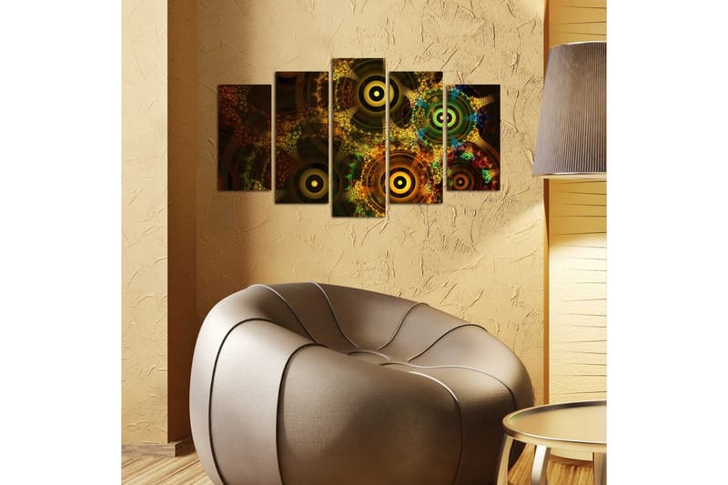 Dekorativ MDF-bilde 5 Deler - Flerfarget - Innredning - Bilder & kunst - Lerretsbilder