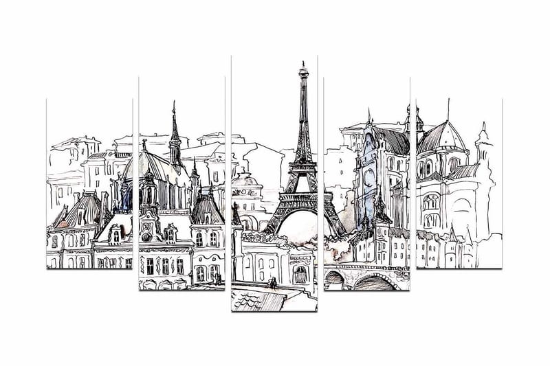 Dekorativ MDF-bilde 5 Deler - Flerfarget - Innredning - Bilder & kunst - Lerretsbilder