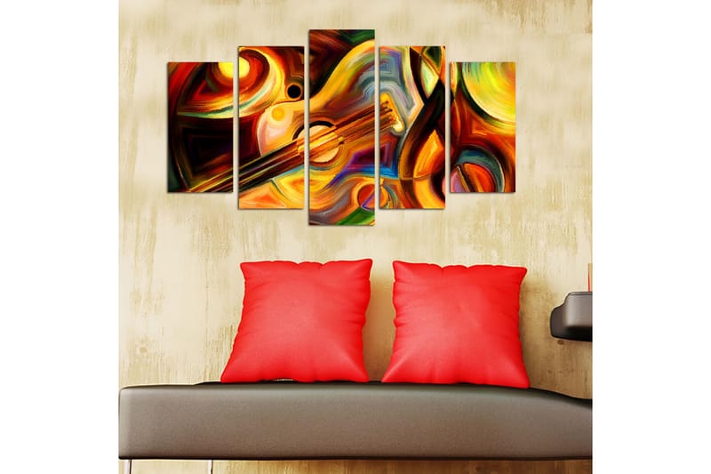 Dekorativ MDF-bilde 5 Deler - Flerfarget - Innredning - Bilder & kunst - Lerretsbilder