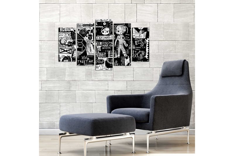 Dekorativ MDF-bilde 5 Deler - Flerfarget - Innredning - Bilder & kunst - Lerretsbilder