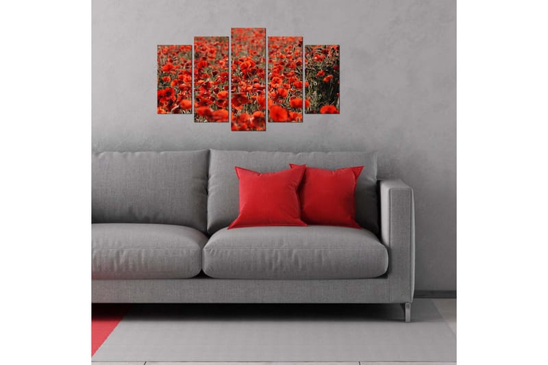 Dekorativ MDF-bilde 5 Deler - Flerfarget - Innredning - Bilder & kunst - Lerretsbilder